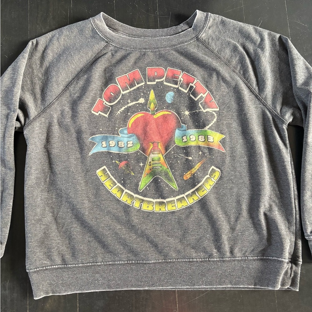 Recycled Karma “Vintage” oversized Tom Petty Concert Sweatshirt, size XS